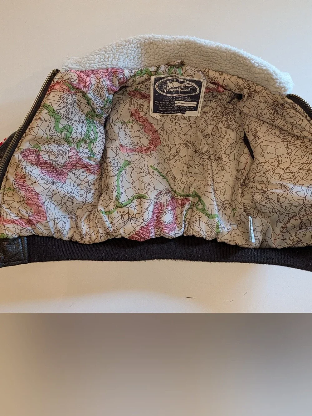 Kid's Bomber Flight Jacket With Tons Of Cool Patches 4T